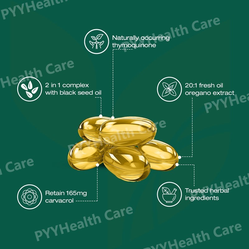 Oregano Oil with Black Seed Oi - Herbal And Wellness recension och pris