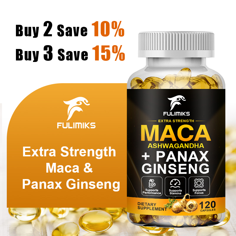 Triple Maca Blend with Ginseng - Valerian Root Capsule recension och pris