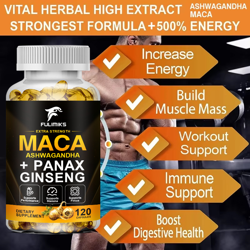 Triple Maca Blend with Ginseng - Valerian Root Capsule recension och pris