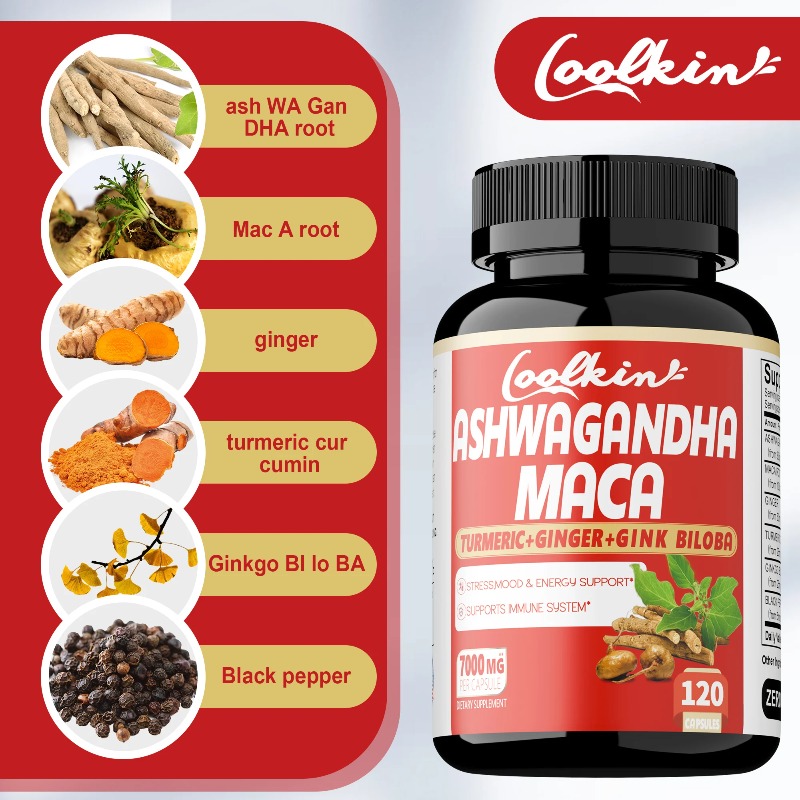 Ashwagandha and Maca Supplemen - Valerian Root Capsule recension och pris
