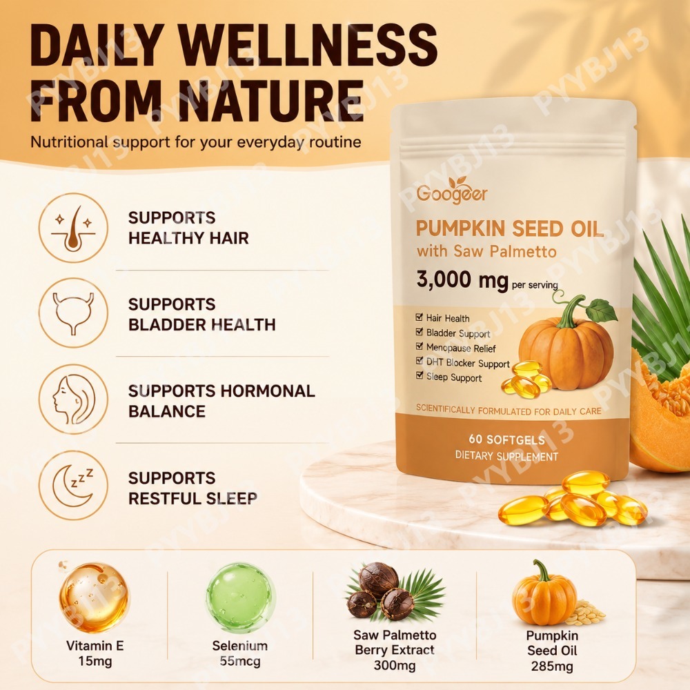 Googeer Pumpkin Seed Oil Softg - Herbal And Wellness recension och pris