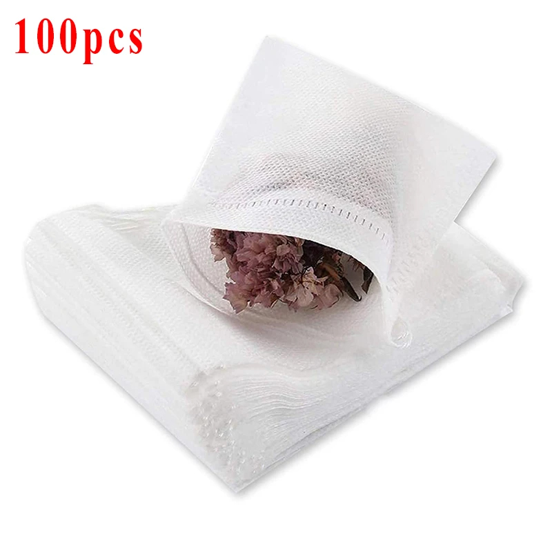 100pcs Disposable Teabags Non- - Herbal Wellness Tea recension och pris